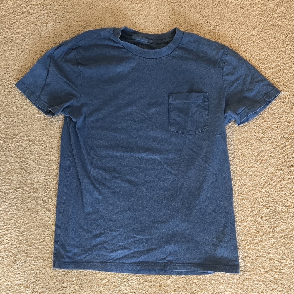 GAP Blue Short Sleeve Tee Classic Cotton Comfort